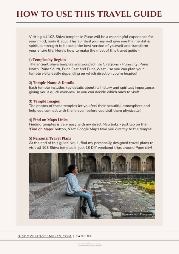 108 shiva temples in pune list travel guide by Shraddha - mahadev temples in pune - ancient temples in Pune