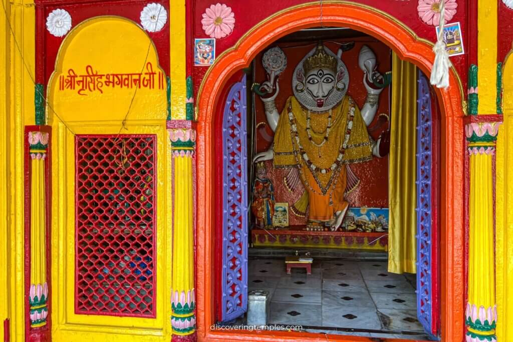 temples near assi ghat varanasi - assi ghat banaras - narsinha murti